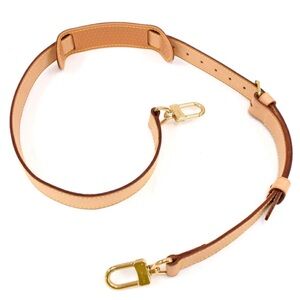 Louis Vuitton Shoulder Strap for Keepall Bag Leather Beige Authentic or purse!